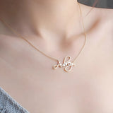 Fairy Wand Personalised Name Necklace - 18k Gold Plated